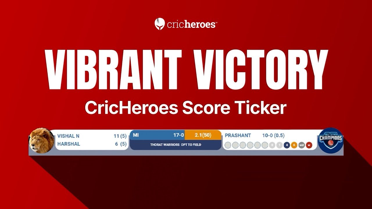Cricket Score Overlay